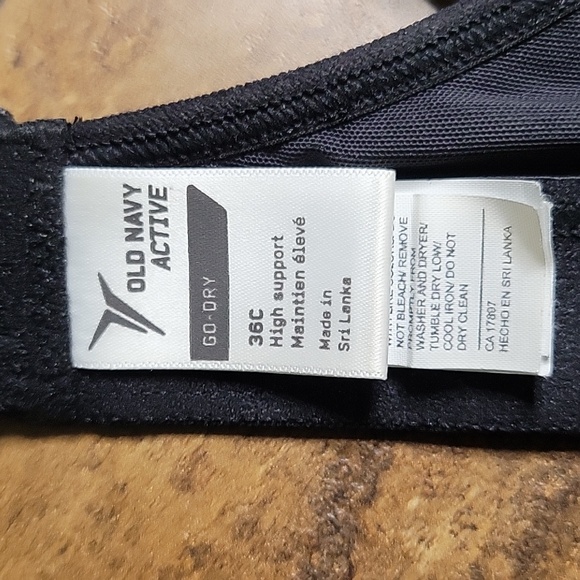 Old Navy Active Go-Dry Sports Bra 36C NWOT - Picture 4 of 4